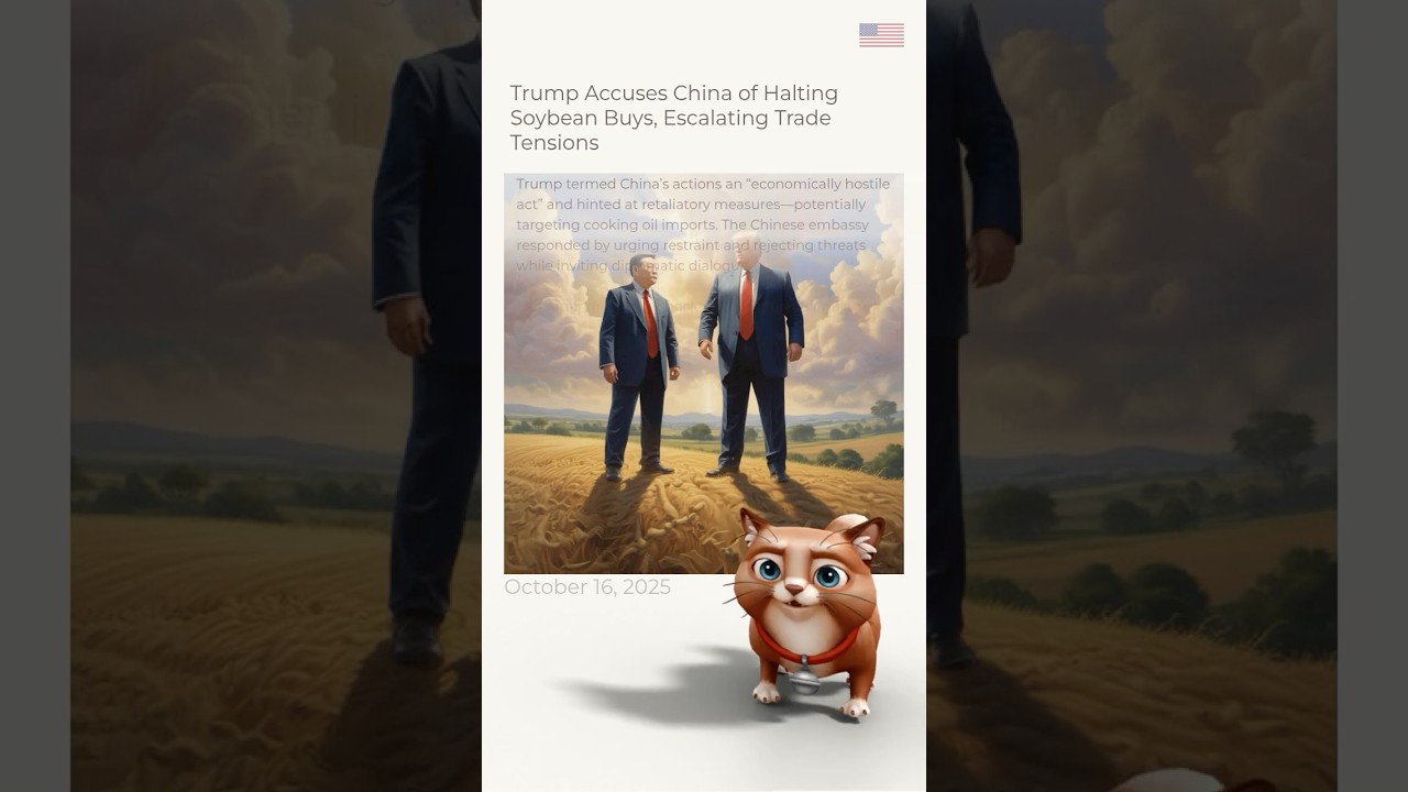 Soybean Diplomacy: US-China Trade War Heats Up | United States Topics - October 16, 2025