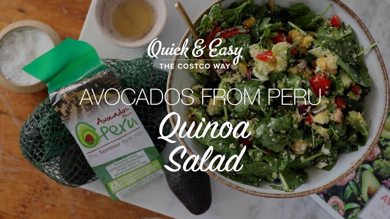 Quick & Easy Avocados from Peru Quinoa Salad YouTube