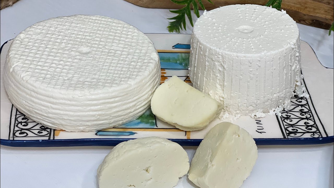 ريقوطة و جبنة عربي و جبنة مطبوخة بمكونين فقط 🧀🧀🧀🥛🥛🥛