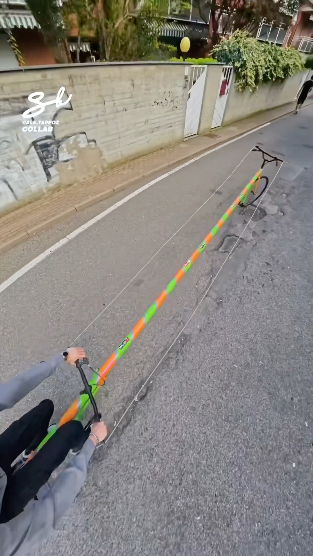 When your bike is longer than your car ? #bike #cars #funny