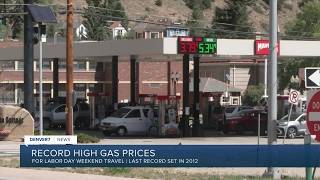 Gas prices hit record highs for Labor Day with Colorado climbing above the national average