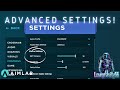 How to enable advanced sensitivity options in aimlabs