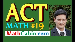 📊ACT Math Practice Problems #19 ! ! ! ! !