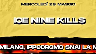 Ice Nine Kills - I-Days Festival, Ippodromo, Milano, Italy, 29 may 2024 FULL VIDEO LIVE CONCERT