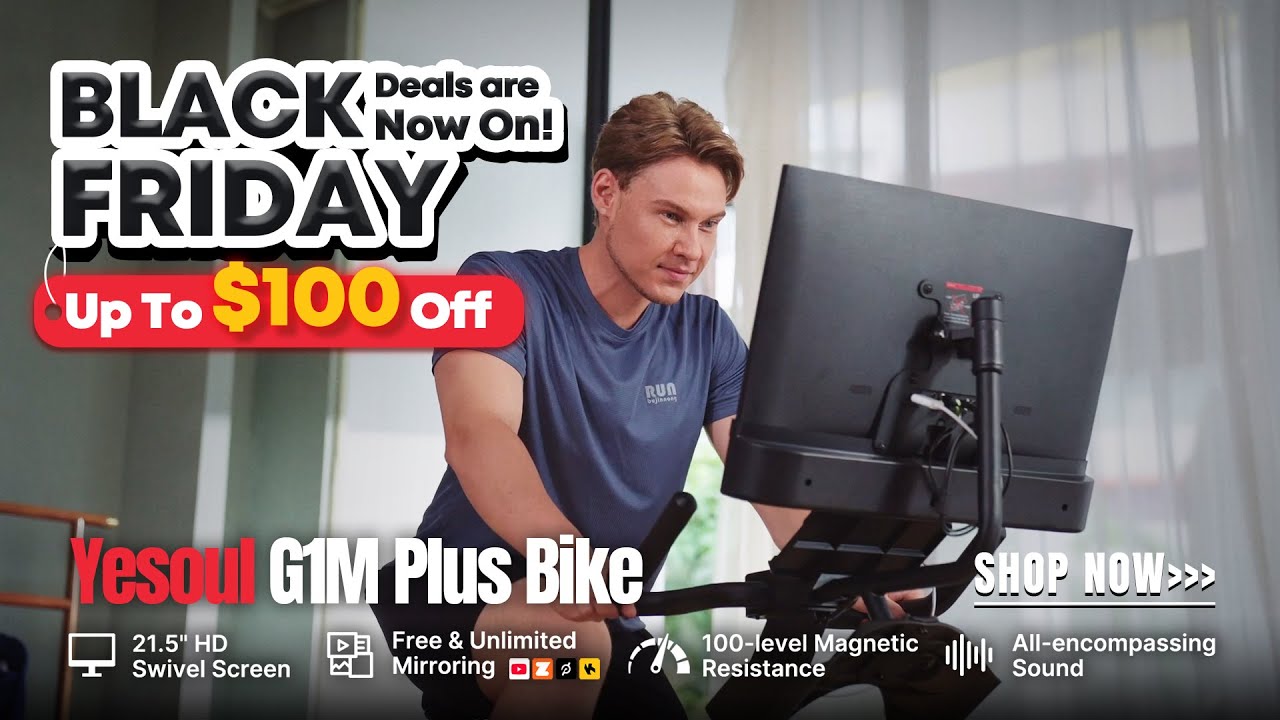 YESOUL FITNESS — Yesoul Screen Bike G1 Plus - Ride Your Way (YouTube video ad)