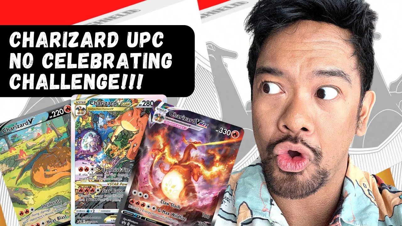 NO CELEBRATING Pokemon Challenge | Unboxing Charizard UPC NO ...