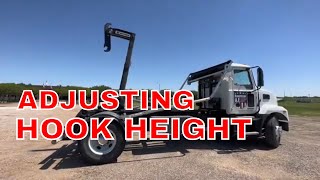 Adjusting a Swaploader Hook Height: Reason #1 why I went with an adjustable hooklift truck