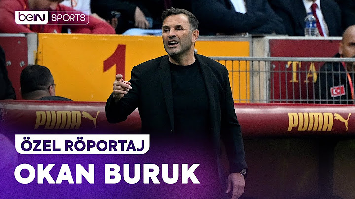 Galatasaray Teknik Direktörü Okan Buruk Özel Röportajı
