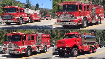 *Major Brush Fire Response* LAFD, LACoFD, and LASD responding
