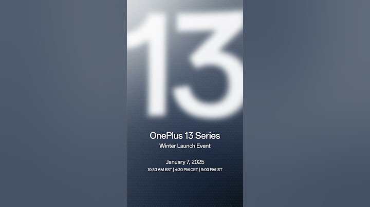 Get ready to meet the all new #OnePlus13