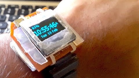 OLED Digital Watch Project based on ATmega328P ( Arduino )