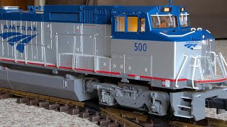 Big Model Trains: Clickety Clack Amtrak!