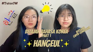 Belajar Bahasa Korea Pt 1  Hangeul  with Gwyn tutorjw