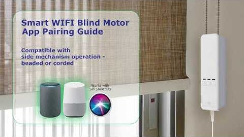 Ajax Online Smart WIFI Blind Motor - Installation & Pairing with Smart Life App/Alexa/Apple Siri