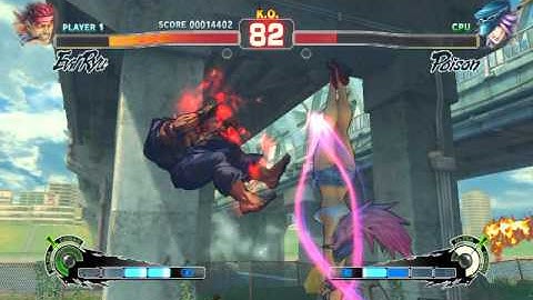 Ultra Street Fighter IV battle: Evil Ryu vs Poison