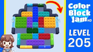 Color Block Jam Level 205 Solution Walkthrough