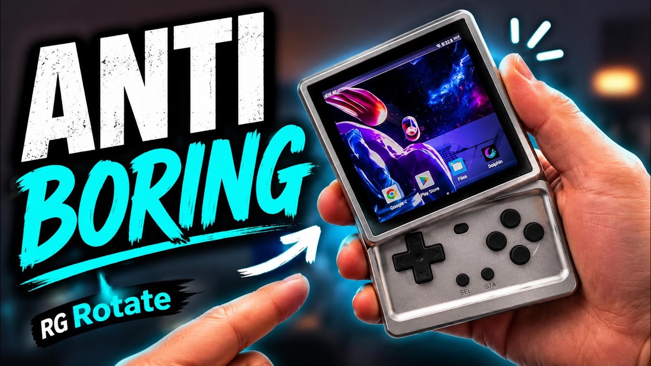 The Weirdest Handheld I've Tested This Year | Anbernic RG Rotate