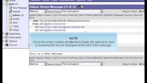 Viewing An Email Via Horde Webmail - ISPAZE.COM