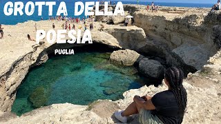 GROTTA DELLA POESIA | A natural pool in Puglia | Italy | Summer in Puglia 2022 | Karichlove |