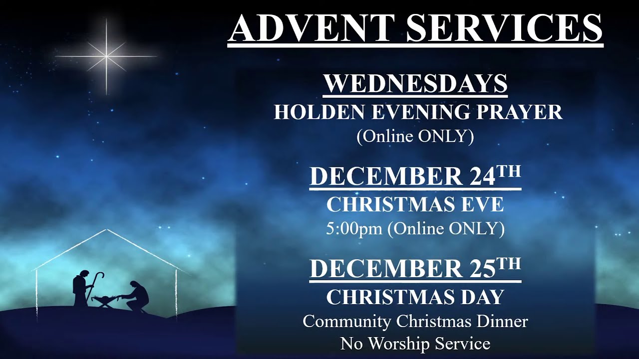 December 6, 2020 The Second Week in Advent