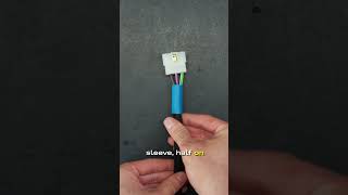 How do you finish off your wire sleeving?