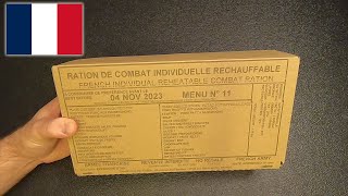 2020 French Individual Combat Ration  Menu 11