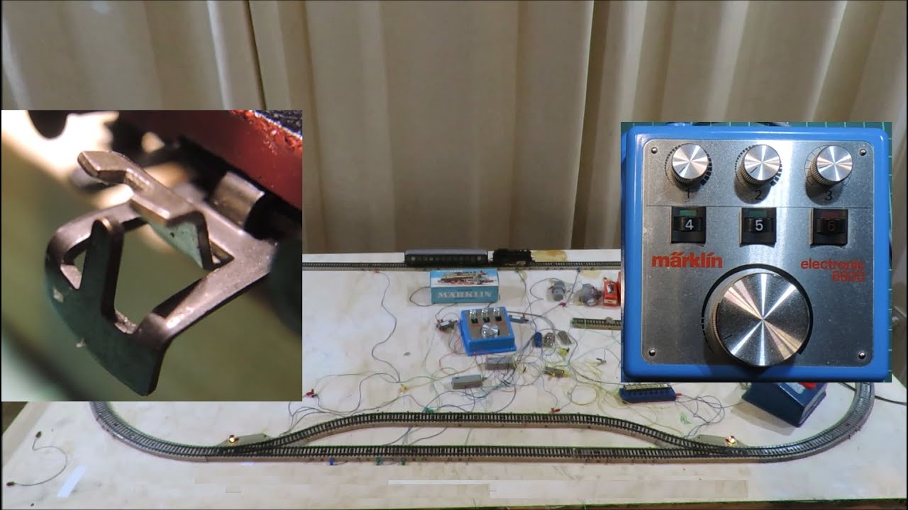 Märklin 6600 und Telex - Kupplung im Automatik - Betrieb.
