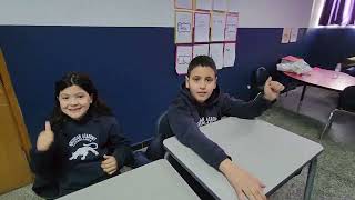 Integrity Dance 2nd graders learn how to spell on American Sign Language INTEGRITY