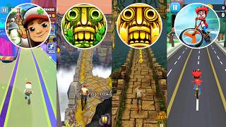 World best 4 running game !😱 INSANE Battle ⚔️ Subway surfers🆚Temple run 2🆚Temple run🆚 Golmaal jr screenshot 4