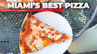 Eating at Miami's Best Pizza Spot - Pauloluigi w\/ @JamesandKarla