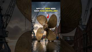 Why Are Ship Propellers SO Huge? #shorts #ocean