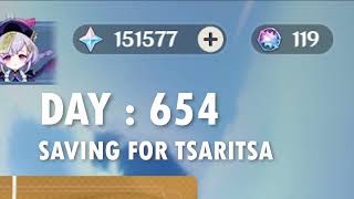 DAY 654 SAVING FOR TSARITSA