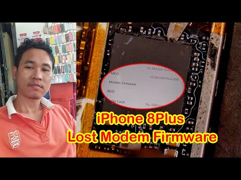iPhone 8Plus No Imei, No service, Lost Modem firmware Solution