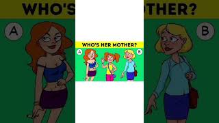 Who's her mother #riddlechallenge #riddles