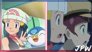 Pokémon - Ash \& Dawn's farewell vs reunion | B\&W Rival Destinies and Master Journeys (HD\/1080p)