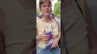 Good reason: 'We wanted to hand out flyers and then the police show up and push you down the stai... Good reason: 'We wanted to hand out flyers and then the police show up and push you down the stai...