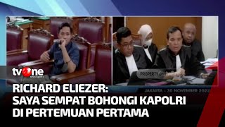Eliezer: Saya Sempat Bohongi Kapolri dengan Skenario Sambo | Kabar Siang tvOne