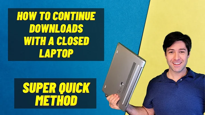 How To Keep Downloading When Laptop Lid Is Closed (Quick Fix!)