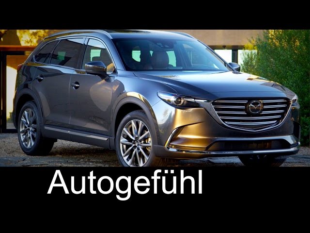 All-new Mazda CX-9 full-size SUV 2016 with 2,5 l Turbo 250 hp