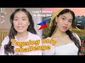SPEAKING TAGALOG ONLY CHALLENGE + a get ready with me but it's mostly Filipino 🇵🇭
