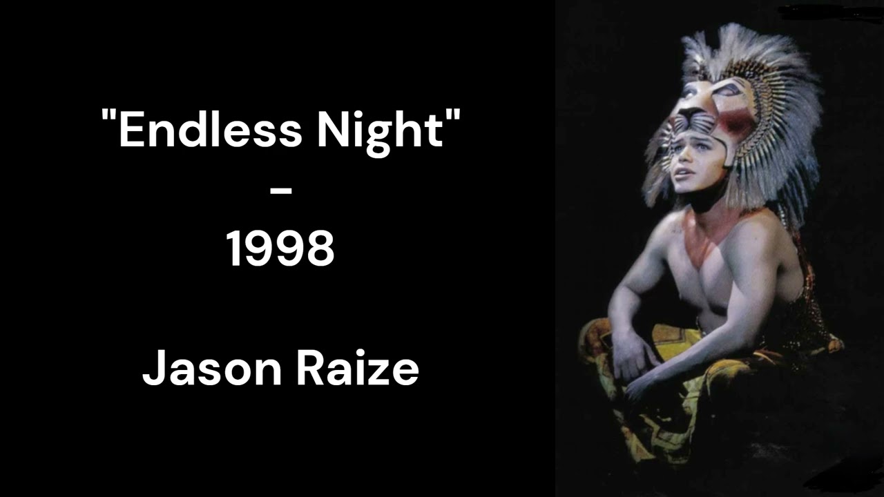 Jason Raize - Endless Night - Broadway - (1998)