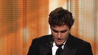 joaquin phoenix being awkward for 1 minute straight