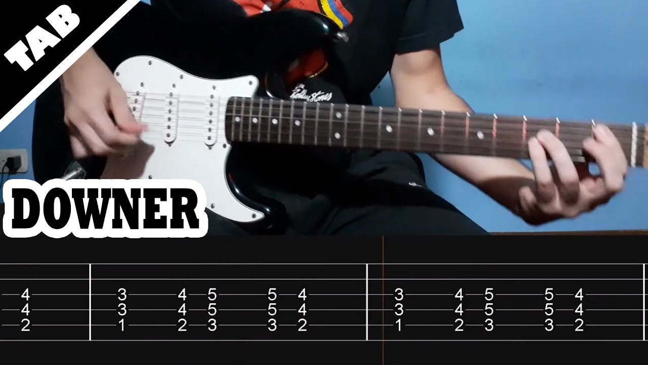 Downer - Nirvana | Guitar TAB | Lesson | Tutorial