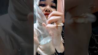 ASMR glass bottle tapping