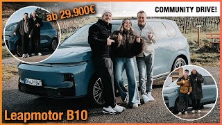 Leapmotor B10 Community Drive (2026) Wir fahren mit EUCH das Familien-SUV ab 29.900€! Test | Review