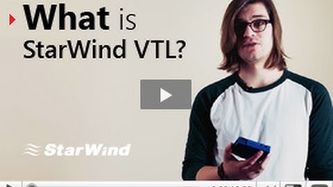 Virtual Tape Library product video