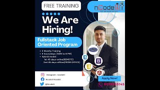 Famous Full-Stack Developer |Job Oriented Program| We are hiring | Free Training | 100% placements Wealth
