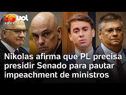 Nikolas Ferreira says the PL needs to preside over the Senate to advance the impeachment of Morae...