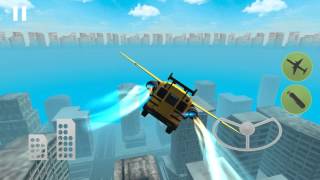 Flying Bus Simulator 2016 Android Gameplay screenshot 1