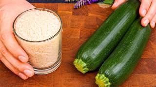 Warum kennt das niemand? 1 Tasse Reis und 2 Zucchini ergeben ein schnelles und leckeres Abendessen!